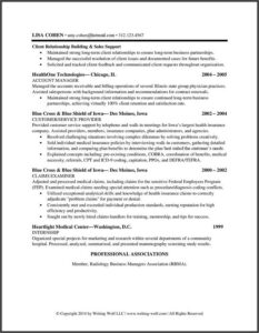 Professional Resumes Samples Download