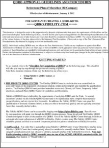 Qualified Domestic Relations Order Form Illinois