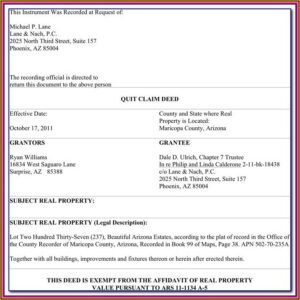 Quick Claim Deed Missouri Form