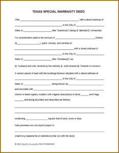 Quit Claim Deed Nevada Form