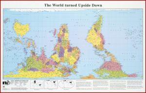 Real Map Of The World Upside Down