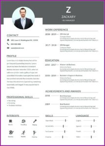Receptionist Cv Templates Free