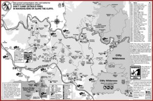 Red River Gorge Backpacking Trail Map