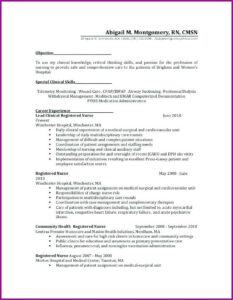 Registered Nurse Resume Summary Examples
