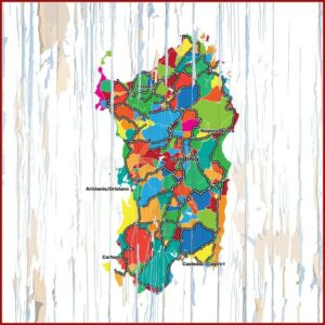 Road Map Of Sardinia