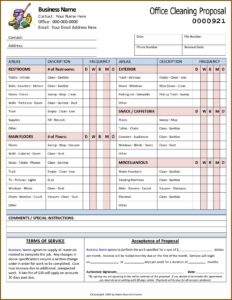 Sample Construction Bid Form