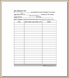 Self Employed Form 1099