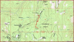 Sequoia National Park Congress Trail Map