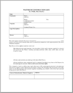 Shooting Waiver Form