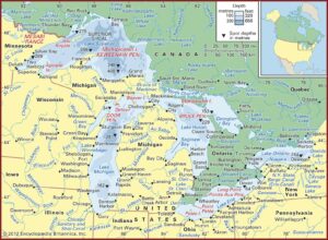 Show Me A Map Of Great Lakes Illinois