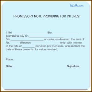 Simple Loan Agreement Format In Tamil