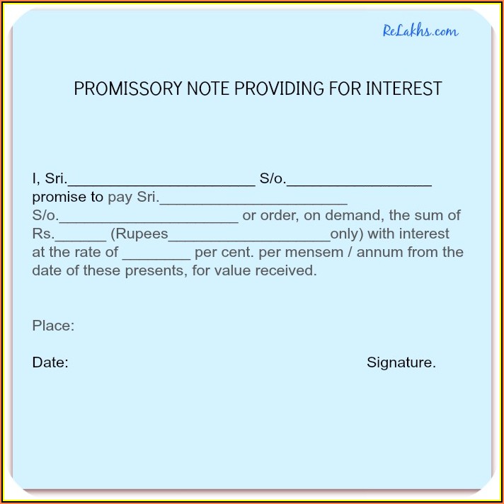 Simple Loan Agreement Format In Tamil