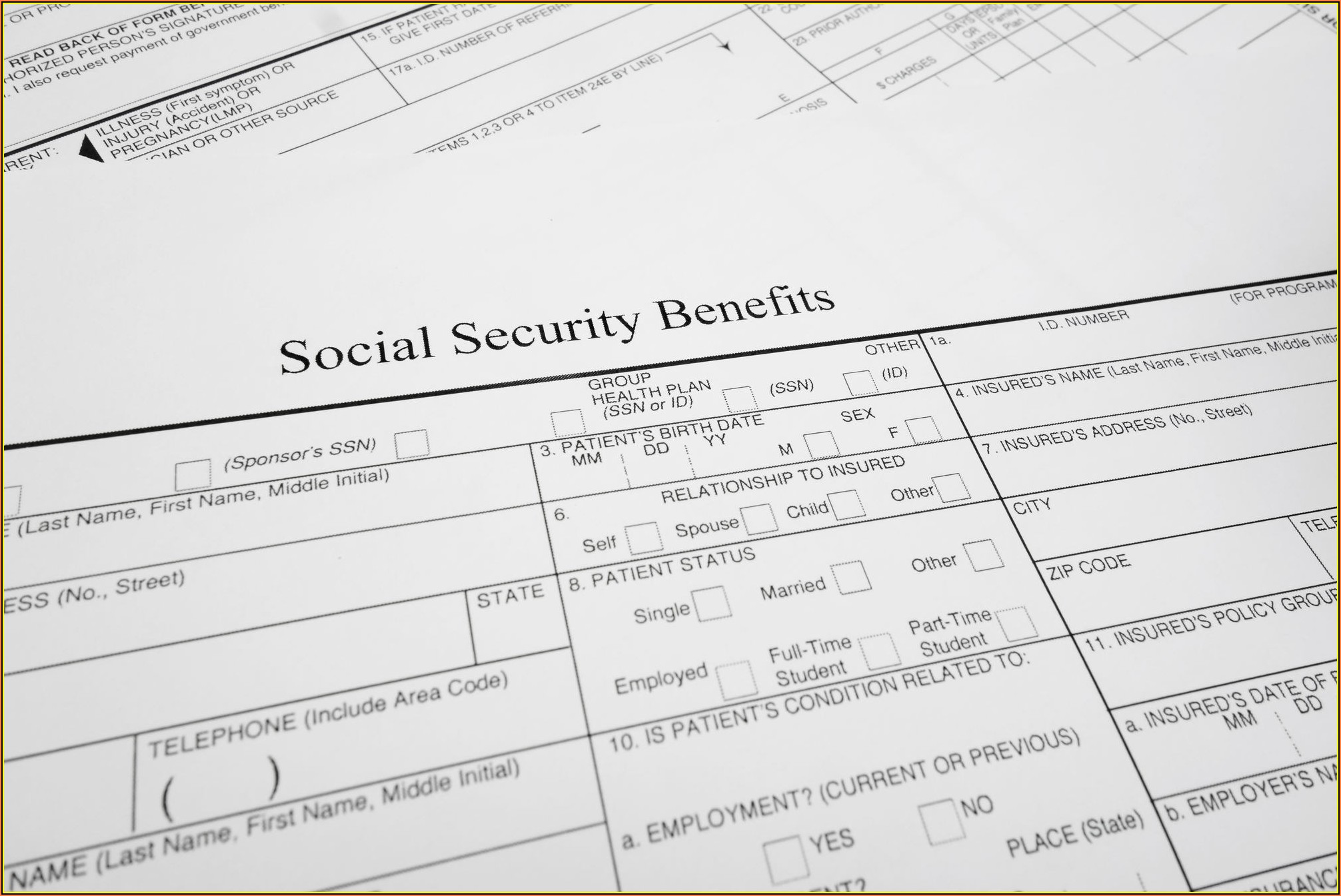Social Security Administration Ssi Forms
