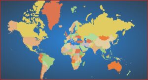 South America Scratch Map