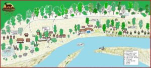 South Luangwa Lodges Map