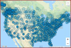 T.v. Antenna Signal Strength Map