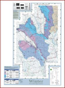 Targhee National Forest Trail Map