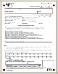 Tenant Eviction Notice Form Bc