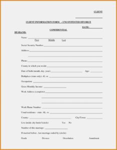 Uncontested Divorce Forms In Florida