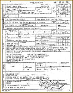 Us Military Dd Form 214