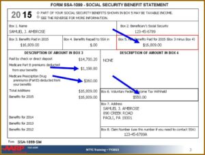 View Form Ssa 1099 Online