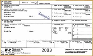 W2 Form Statutory Employee