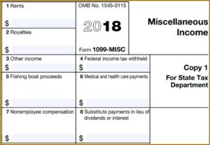 What Is A 1099 Tax Form Printable
