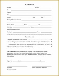 Williamson County Divorce Forms