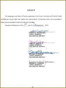 Williamson County Tennessee Divorce Forms