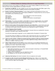 Wisconsin Legal Separation Paperwork