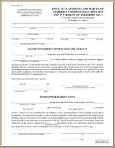Workers Comp Form