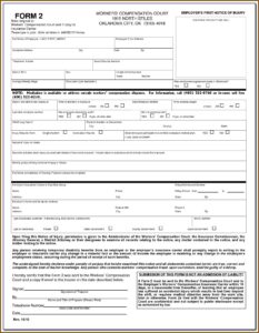 Workmans Comp Form Ca 7