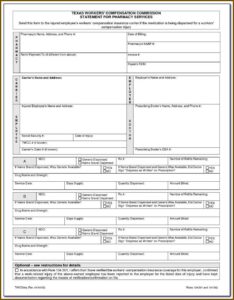 Workmans Comp Forms