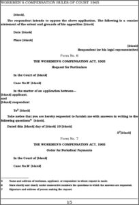 Workmen's Compensation Forms W.as.8