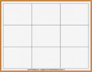 Editable Blank Flash Card Template