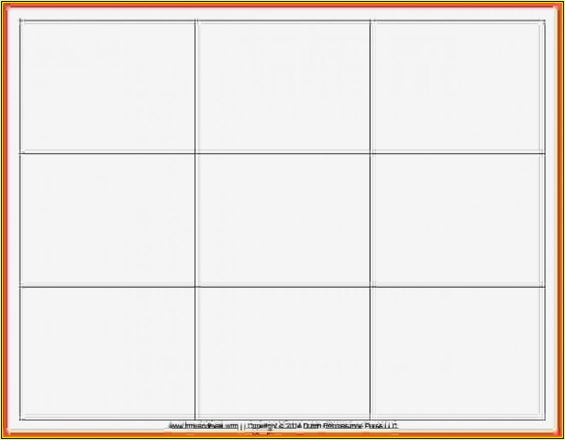 Editable Blank Flash Card Template