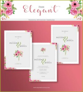 Elegant Invitation Templates Free