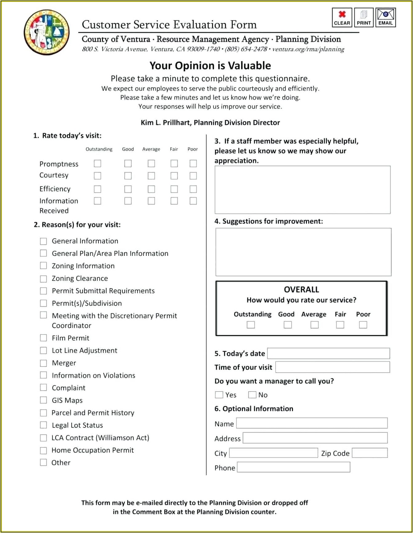 Employee Satisfaction Survey Form