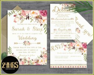 Etsy Invitation Templates