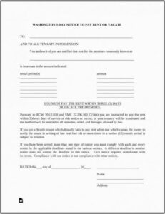 Eviction Notice Template Alberta Pdf