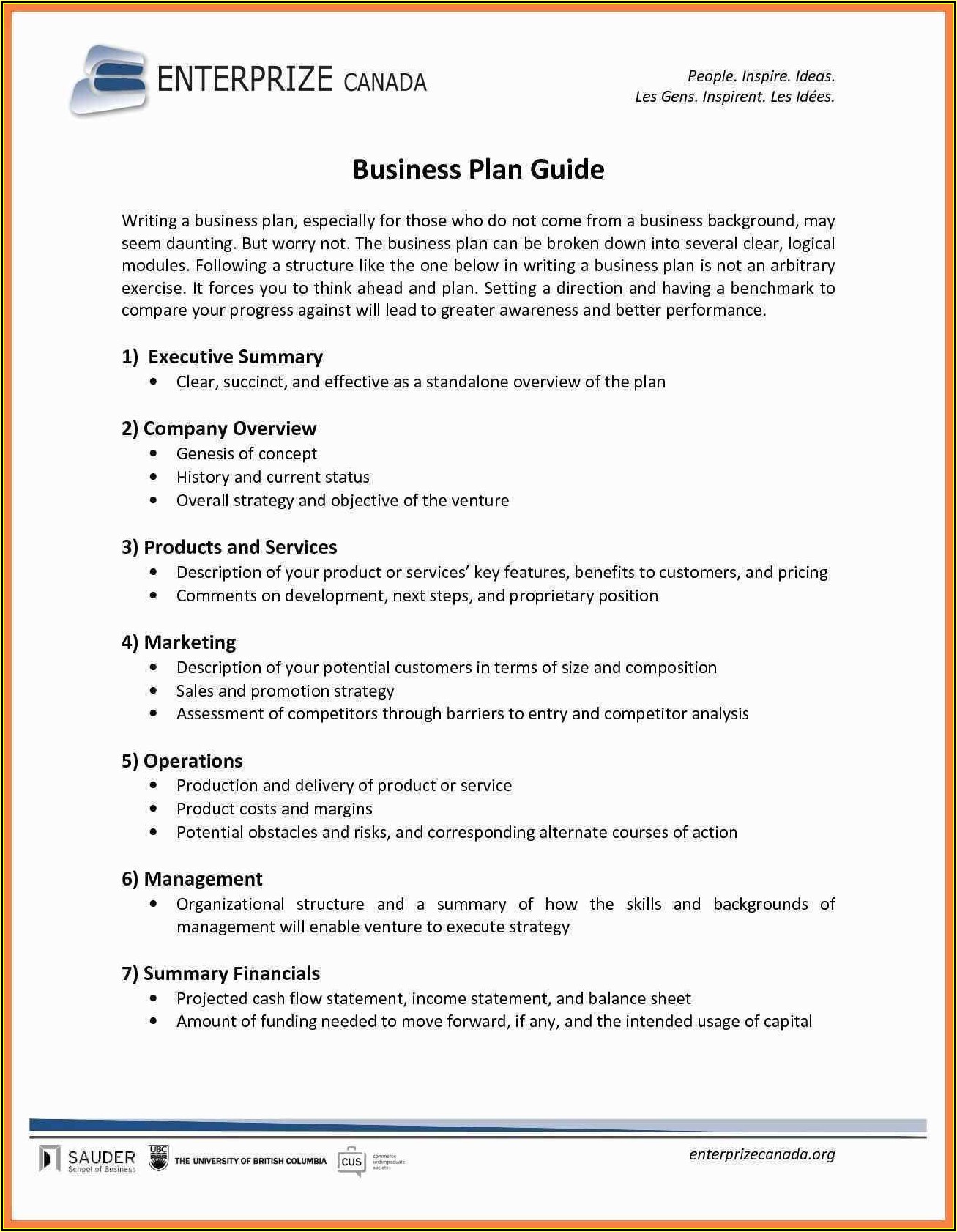 Example Business Continuity Plan Template