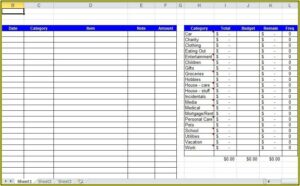 Expense Tracker Excel Template