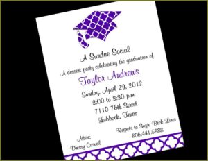 Farewell Invitation Card Template Free Download