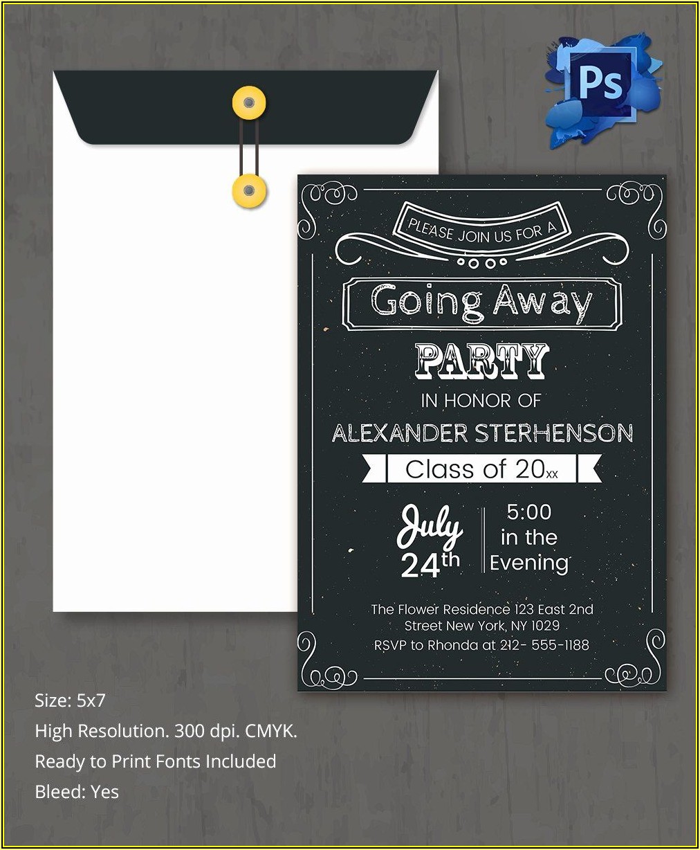 Farewell Invitation Template Free