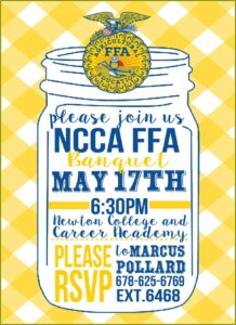 Ffa Banquet Invitation Templates