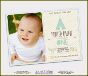 First Birthday Invitation Templates India