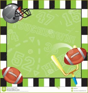 Football Party Invitations Templates Free