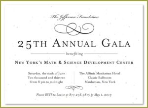 Formal Dinner Invitation Template Word