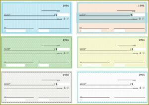 Free Business Check Printing Template