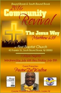 Free Church Revival Flyer Template